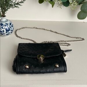 Elegant Black Chain Strap Bag